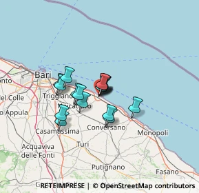 Mappa Corso Regina Margherita, 70042 Mola di Bari BA, Italia (8.63813)