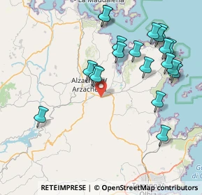 Mappa Circonvallazione Arzachena Olbia, 07021 Arzachena SS, Italia (9.4155)