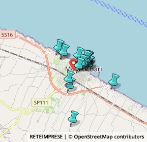 Mappa Via XXIV Maggio, 70042 Mola di Bari BA, Italia (0.9215)