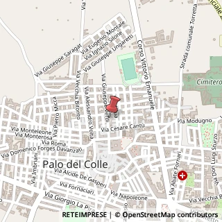 Mappa Via Giuseppe Verdi, 63, 70027 Palo del Colle, Bari (Puglia)