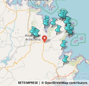 Mappa Località Litarru Ruiu, 07021 Arzachena SS, Italia (7.94941)