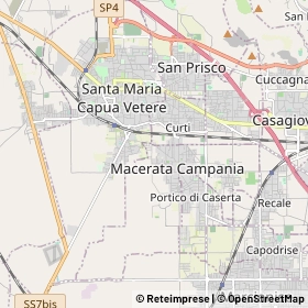 Mappa Macerata Campania