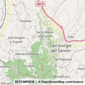 Mappa San Martino Sannita