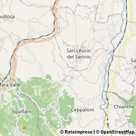 Mappa San Leucio del Sannio