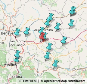 Mappa Via ruvitiello, 83035 Grottaminarda AV, Italia (16.93222)