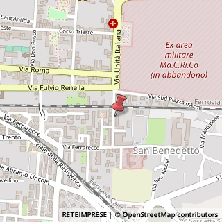 Mappa Via Unità Italiana, 41, 81100 Caserta, Caserta (Campania)