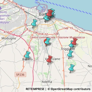 Mappa Via della Stazione, 70100 Bari BA, Italia (4.82357)