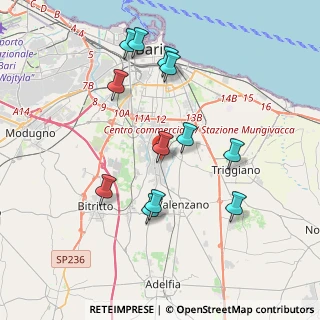 Mappa Via della Stazione, 70100 Bari BA, Italia (4.02667)