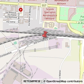 Mappa Via Domenico Mondo,  43, 81100 Caserta, Caserta (Campania)