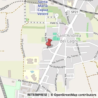 Mappa Via Brennero, 21, 81055 Santa Maria Capua Vetere, Caserta (Campania)