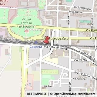 Mappa Via vivaldi antonio 59, 81100 Caserta, Caserta (Campania)