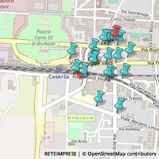Mappa Via Antonio Vivaldi, 81100 Caserta CE, Italia (0.235)