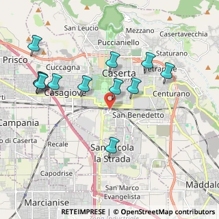 Mappa Via Antonio Vivaldi, 81100 Caserta CE, Italia (2.22917)