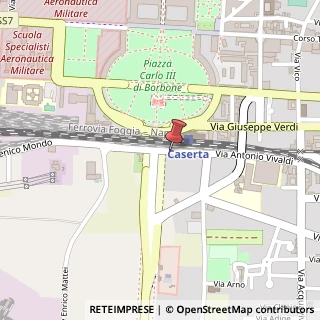 Mappa Via Antonio Vivaldi, 81, 81100 Caserta, Caserta (Campania)