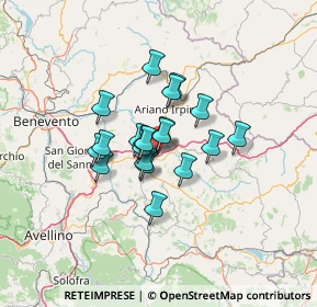 Mappa Rione Gelso, 83035 Grottaminarda AV, Italia (9.1435)