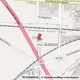 Mappa Via Regalone, 58, 81022 Casagiove, Caserta (Campania)