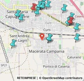 Mappa Via Leonardo da Vinci, 81047 Macerata Campania CE, Italia (1.414)