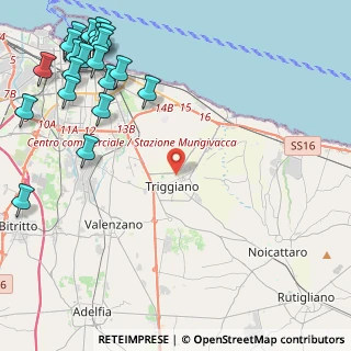 Mappa Via Maria Callas, 70019 Triggiano BA, Italia (7.016)