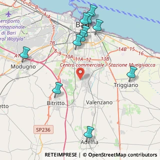 Mappa Carbonara Di Bari, 70124 Bari BA, Italia (5.40727)