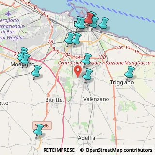 Mappa Carbonara Di Bari, 70124 Bari BA, Italia (5.31125)