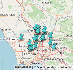 Mappa Via Raffaele Gagliardi, 81055 Santa Maria Capua Vetere CE, Italia (10.16105)