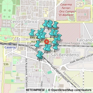 Mappa Parco Sole, 81100 Caserta CE, Italia (0.308)