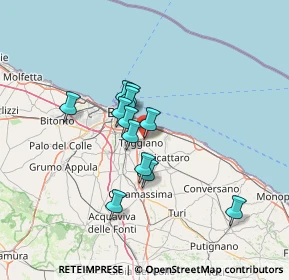 Mappa Via Bari, 70100 Capurso BA, Italia (10.7825)