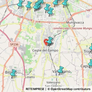 Mappa Via Caterina Fontana, 70129 Bari BA, Italia (3.63444)