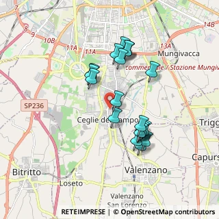 Mappa Via Caterina Fontana, 70129 Bari BA, Italia (1.7285)