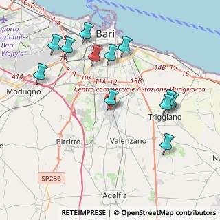 Mappa Via Caterina Fontana, 70129 Bari BA, Italia (4.745)