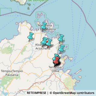 Mappa S.p. Arzachena - Porto Cervo km 1, 07021 Arzachena SS, Italia (12.283)