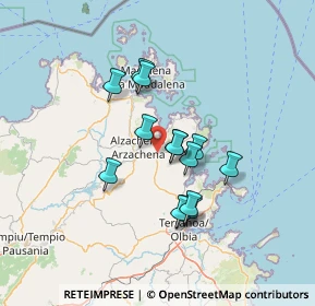 Mappa S.p. Arzachena - Porto Cervo km 1, 07021 Arzachena SS, Italia (11.72786)