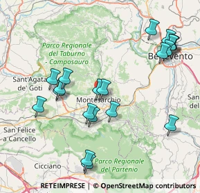 Mappa Via Castello, 82010 Montesarchio BN, Italia (9.2825)