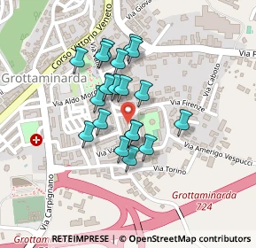 Mappa Via Napoli, 83035 Grottaminarda AV, Italia (0.174)