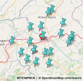 Mappa Via Napoli, 83035 Grottaminarda AV, Italia (8.54)
