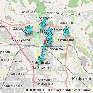 Mappa Via Vincenzo Lupoli, 81100 Caserta CE, Italia (1.41526)
