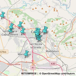 Mappa Via Vincenzo Lupoli, 81100 Caserta CE, Italia (3.53)