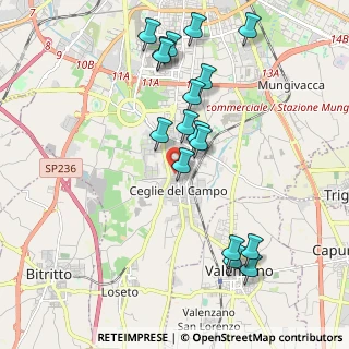 Mappa Via Vaccarella, 70129 Bari BA, Italia (2.25353)