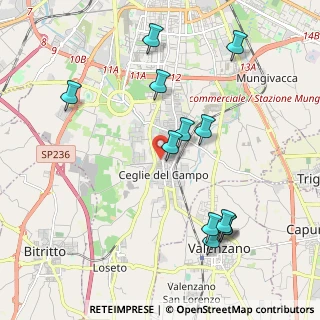 Mappa Via Vaccarella, 70129 Bari BA, Italia (2.32917)