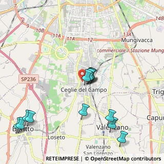 Mappa Via Vaccarella, 70129 Bari BA, Italia (2.42538)