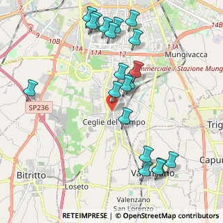 Mappa Via Vaccarella, 70129 Bari BA, Italia (2.495)