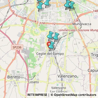 Mappa Via Vaccarella, 70129 Bari BA, Italia (3.17909)