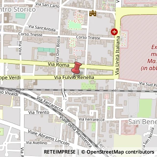 Mappa Via Fulvio Renella, 78, 81100 Caserta, Caserta (Campania)