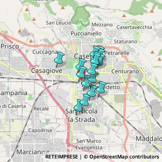 Mappa Via Giuseppe Verdi, 81100 Caserta CE, Italia (1.07375)