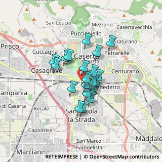 Mappa Via Giuseppe Verdi, 81100 Caserta CE, Italia (1.2485)