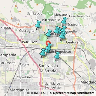 Mappa Via Battisti Cesare, 81100 Caserta CE, Italia (1.37385)
