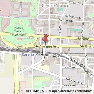 Mappa Via Giuseppe Verdi, 2, 81100 Caserta, Caserta (Campania)