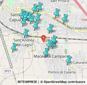 Mappa Vicolo 3 Madonna delle Grazie, 81047 Macerata Campania CE, Italia (1.086)