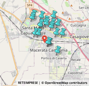 Mappa Vicolo 3 Madonna delle Grazie, 81047 Macerata Campania CE, Italia (1.49333)
