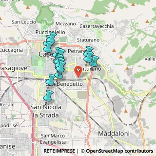 Mappa Via dei Carrubi, 81100 Caserta CE, Italia (1.60133)